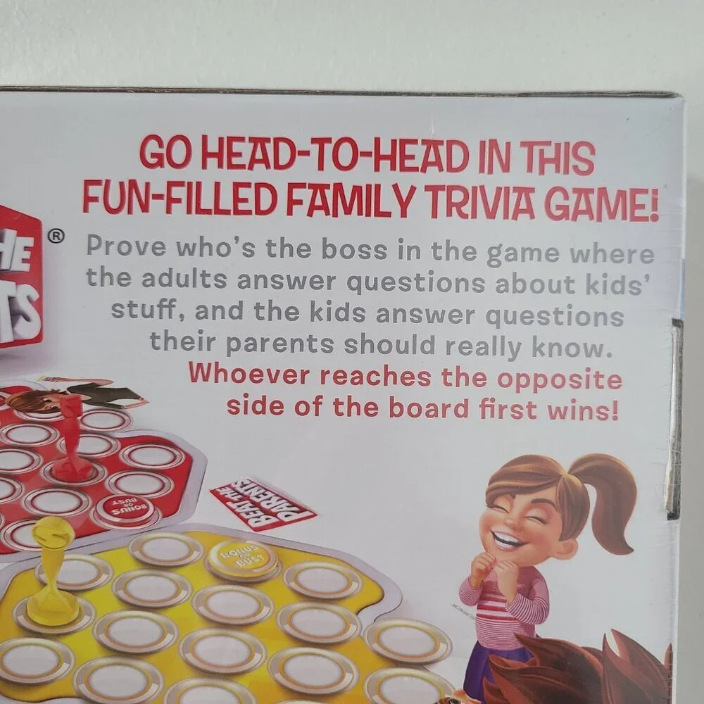 Beat The Parents Game Kids vs Grown Ups Trivia Challenge Family Board Game